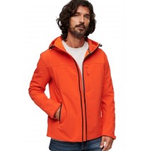 SUPERDRY HOODED SOFT SHELL JACKET ΜΠΟΥΦΑΝ ΑΝΔΡΙΚΟ ORANGE