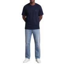 CALVIN KLEIN JEANS 30S JERSEY EASY MONOGRAM PUFF T-SHIRT ΜΠΛΟΥΖΑ ΑΝΔΡΙΚΗ NAVY