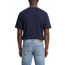 CALVIN KLEIN JEANS 30S JERSEY EASY MONOGRAM PUFF T-SHIRT ΜΠΛΟΥΖΑ ΑΝΔΡΙΚΗ NAVY