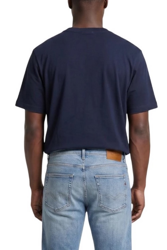 CALVIN KLEIN JEANS 30S JERSEY EASY MONOGRAM PUFF T-SHIRT ΜΠΛΟΥΖΑ ΑΝΔΡΙΚΗ NAVY
