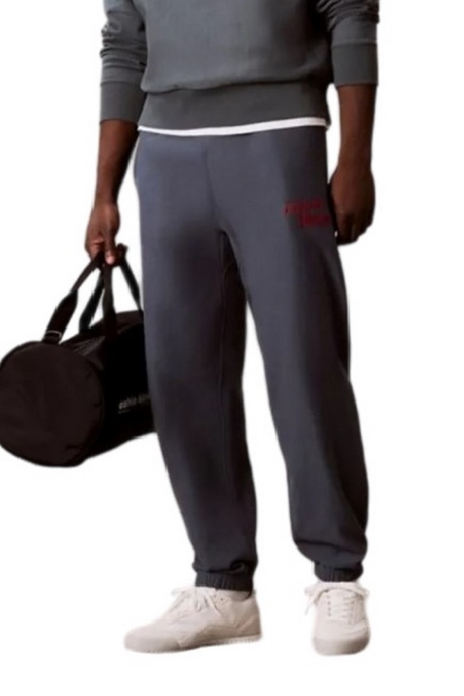 CALVIN KLEIN JEANS PREMIUM TERRY GRAPHIC JOGGER ΠΑΝΤΕΛΟΝΙ ΦΟΡΜΑ ΑΝΔΡΙΚΟ SLATE GRAY