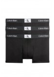 CALVIN KLEIN JEANS LOW RISE TRUCK 3PK ΕΣΩΡΟΥΧΟ ΑΝΔΡΙΚΟ BLACK