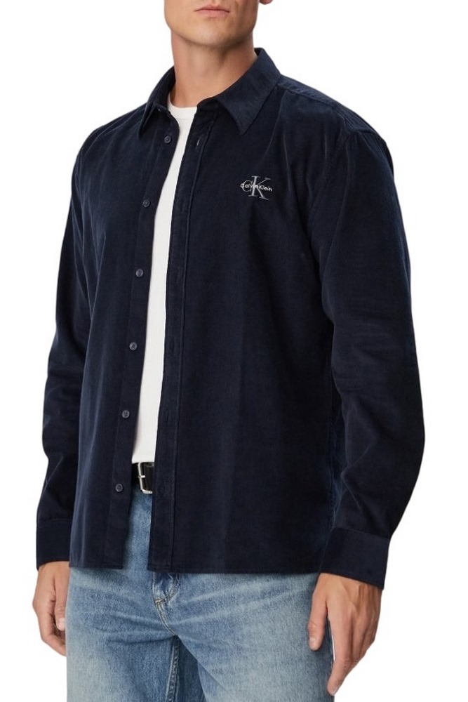 CALVIN KLEIN JEANS CORDUROY EASY SHIRT ΠΟΥΚΑΜΙΣΟ ΑΝΔΡΙΚΟ NAVY