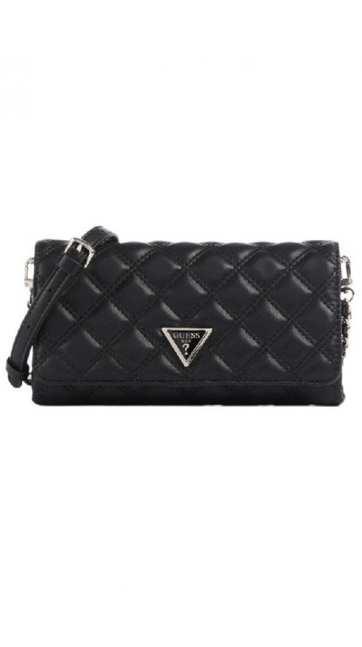 GUESS GIULLY II XBODY FLAP ORGANIZER ΤΣΑΝΤΑ ΓΥΝΑΙΚΕΙΑ BLACK