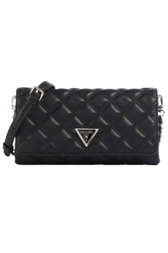 GUESS GIULLY II XBODY FLAP ORGANIZER ΤΣΑΝΤΑ ΓΥΝΑΙΚΕΙΑ BLACK