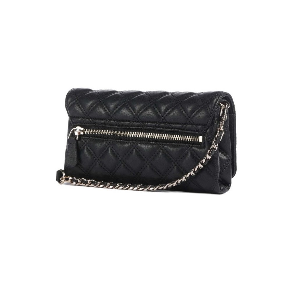GUESS GIULLY II XBODY FLAP ORGANIZER ΤΣΑΝΤΑ ΓΥΝΑΙΚΕΙΑ BLACK