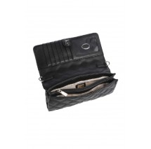 GUESS GIULLY II XBODY FLAP ORGANIZER ΤΣΑΝΤΑ ΓΥΝΑΙΚΕΙΑ BLACK