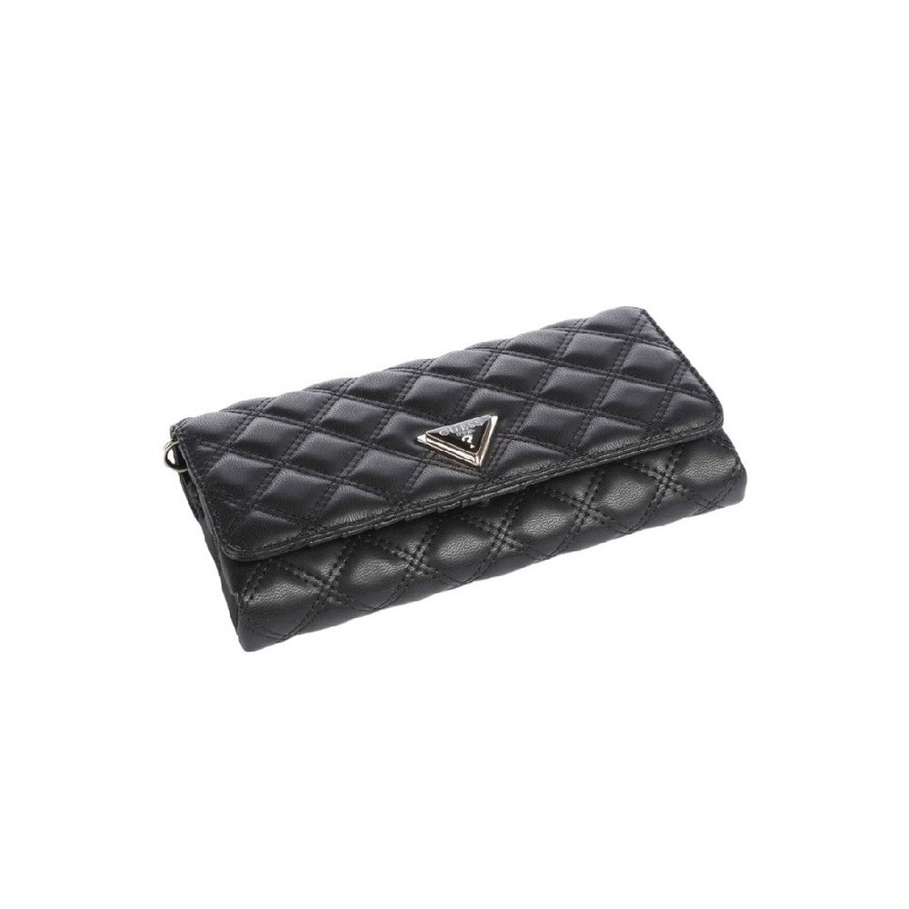 GUESS GIULLY II XBODY FLAP ORGANIZER ΤΣΑΝΤΑ ΓΥΝΑΙΚΕΙΑ BLACK