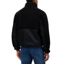 TOMMY JEANS ESSENTIAL MIX TEDDY JACKET ΜΠΟΥΦΑΝ ΑΝΔΡΙΚΟ BLACK