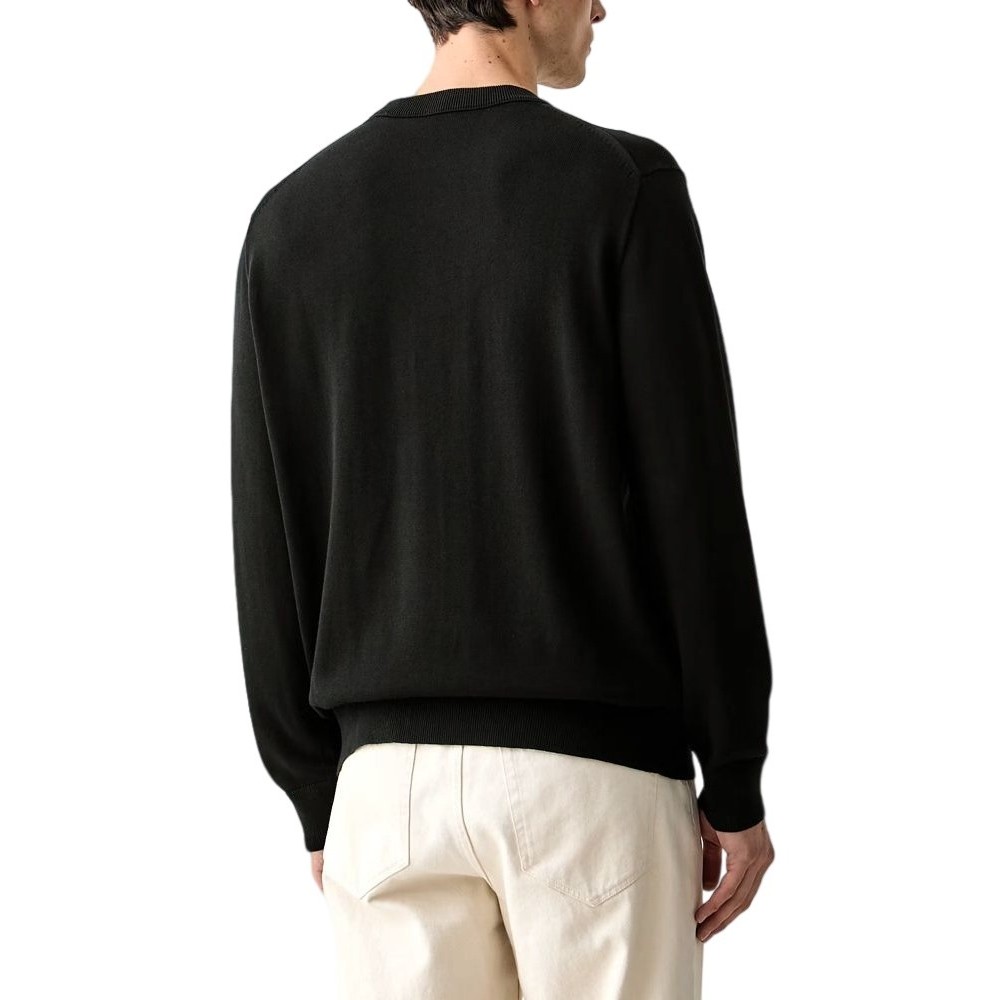 CALVIN KLEIN JEANS EU CLSC CTTN CRWNK SWTR 12GG ΜΠΛΟΥΖΑ ΠΛΕΚΤΗ ΑΝΔΡΙΚΗ BLACK