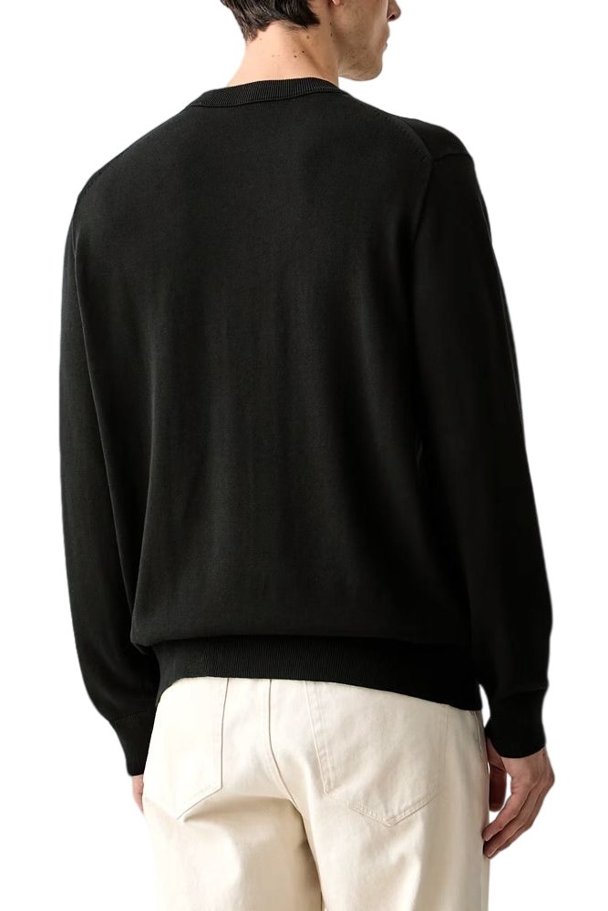 CALVIN KLEIN JEANS EU CLSC CTTN CRWNK SWTR 12GG ΜΠΛΟΥΖΑ ΠΛΕΚΤΗ ΑΝΔΡΙΚΗ BLACK