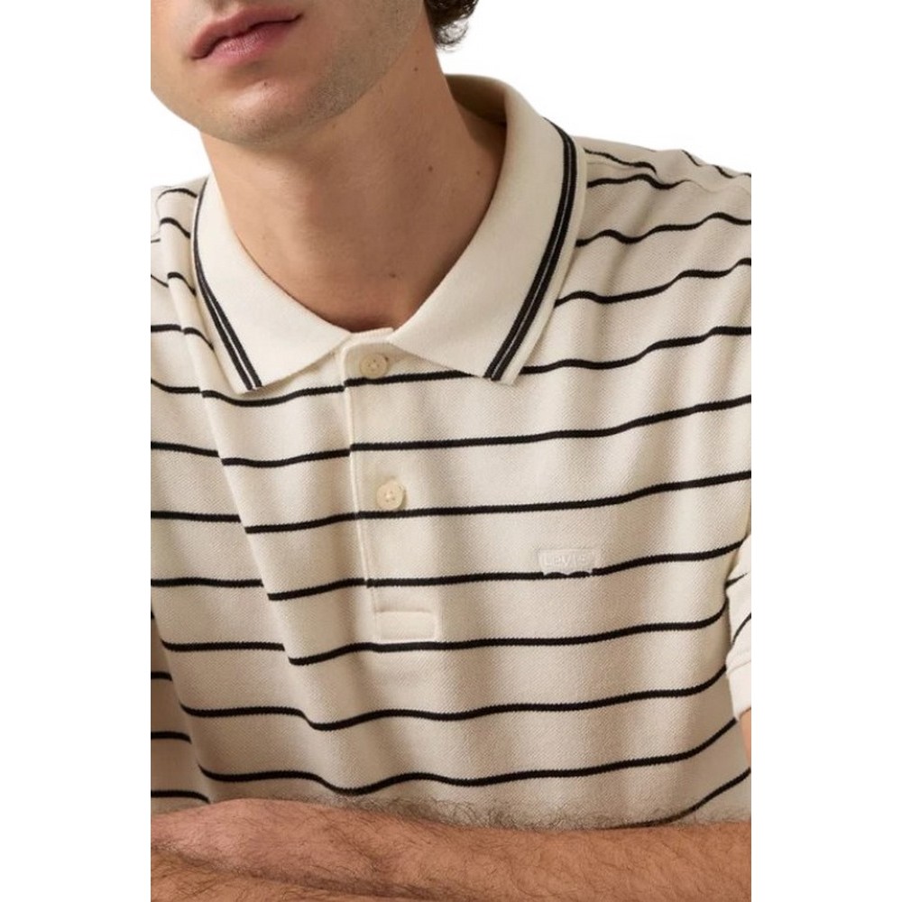 LEVIS ORIGINAL POLO T-SHIRT ΜΠΛΟΥΖΑ ΑΝΔΡΙΚΗ OFF WHITE