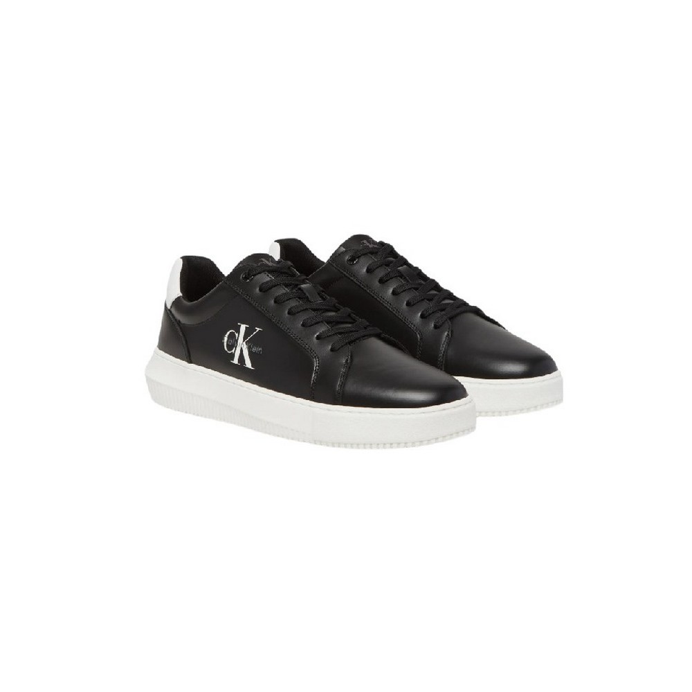 CALVIN KLEIN JEANS CHUNKY CUPSOLE MONO LTH ΠΑΠΟΥΤΣΙ ΑΝΔΡΙΚΟ BLACK/WHITE