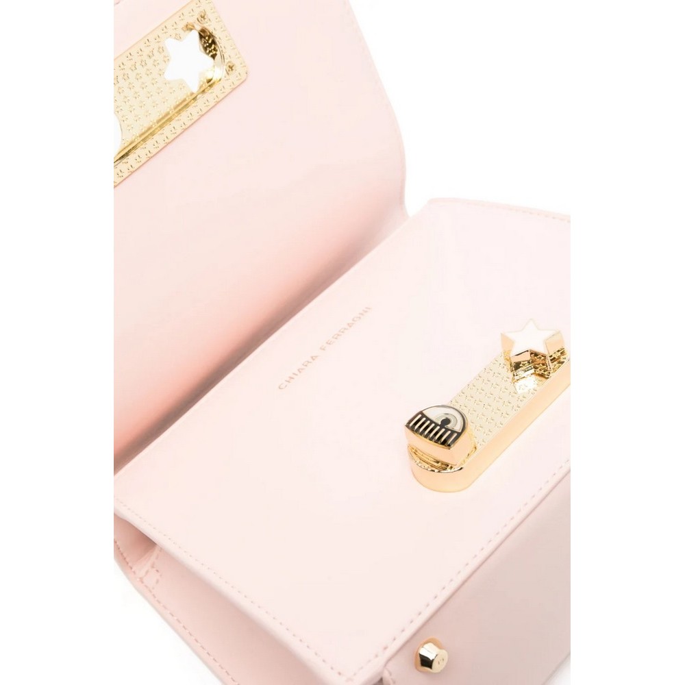 CHIARA FERRAGNI RANGE E - EYE STAR LOCK SMOOTH CALF ΤΣΑΝΤΑ ΓΥΝΑΙΚΕΙΑ PINK