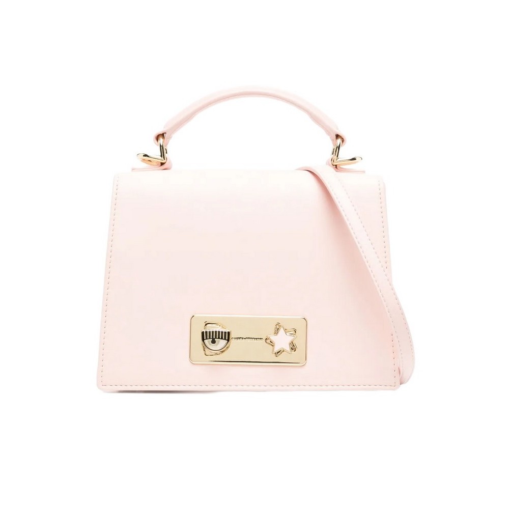 CHIARA FERRAGNI RANGE E - EYE STAR LOCK SMOOTH CALF ΤΣΑΝΤΑ ΓΥΝΑΙΚΕΙΑ PINK