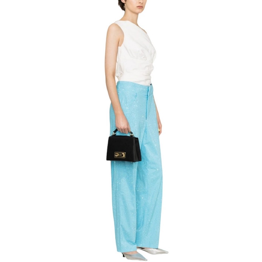 CHIARA FERRAGNI RANGE E - EYE STAR LOCK SMOOTH CALF ΤΣΑΝΤΑ ΓΥΝΑΙΚΕΙΑ BLACK