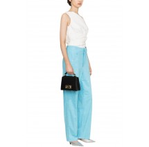 CHIARA FERRAGNI RANGE E - EYE STAR LOCK SMOOTH CALF ΤΣΑΝΤΑ ΓΥΝΑΙΚΕΙΑ BLACK