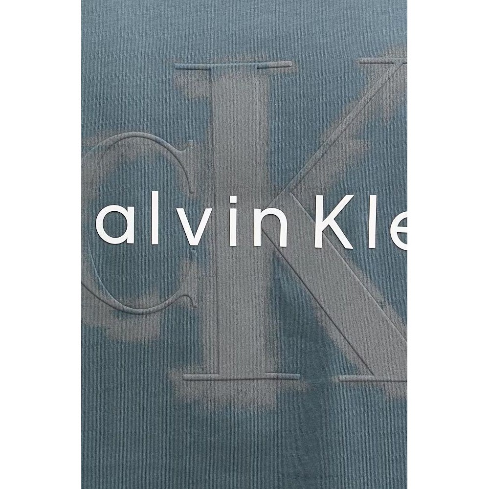 CALVIN KLEIN JEANS OVERSIZED EMBOSS MONOLOGO T-SHIRT ΜΠΛΟΥΖΑ ΑΝΔΡΙΚΗ SLATE GRAY