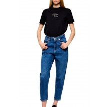 CALVIN KLEIN JEANS CLASSIC FOIL MONOLOGO T-SHIRT ΜΠΛΟΥΖΑ ΓΥΝΑΙΚΕΙΑ BLACK