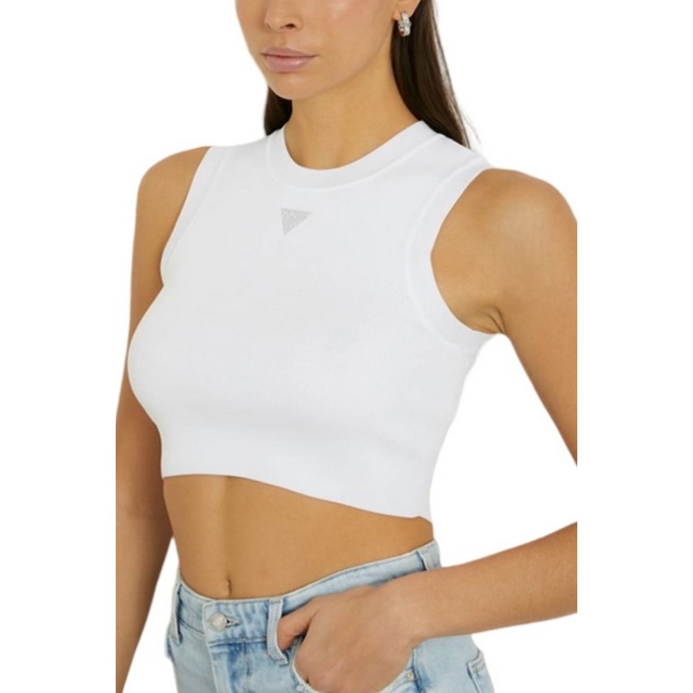 GUESS ALEXIA TANK ΤΟΠ ΓΥΝΑΙΚΕΙΟ WHITE