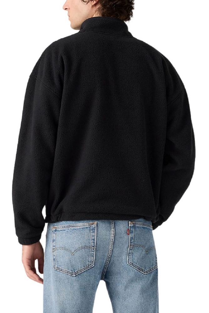LEVIS REDWOOD HALF ZIP ΜΠΛΟΥΖΑ ΦΛΙΣ ΑΝΔΡΙΚΗ BLACK
