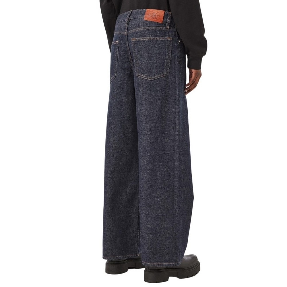 CALVIN KLEIN JEANS LOW RISE BAGGY FOREVER INDIGO ΠΑΝΤΕΛΟΝΙ ΤΖΙΝ ΓΥΝΑΙΚΕΙΟ DARK INDIGO