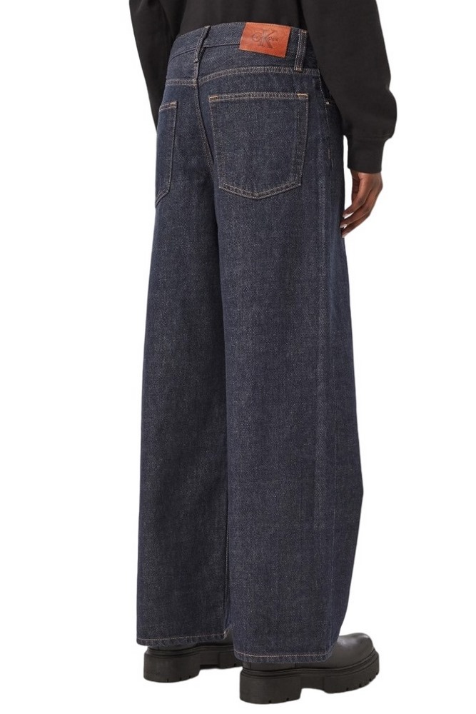 CALVIN KLEIN JEANS LOW RISE BAGGY FOREVER INDIGO ΠΑΝΤΕΛΟΝΙ ΤΖΙΝ ΓΥΝΑΙΚΕΙΟ DARK INDIGO