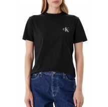 CALVIN KLEIN JEANS A LOGO CN 2 PACK TEE T-SHIRT ΜΠΛΟΥΖΑ ΓΥΝΑΙΚΕΙΑ BLACK/WHITE