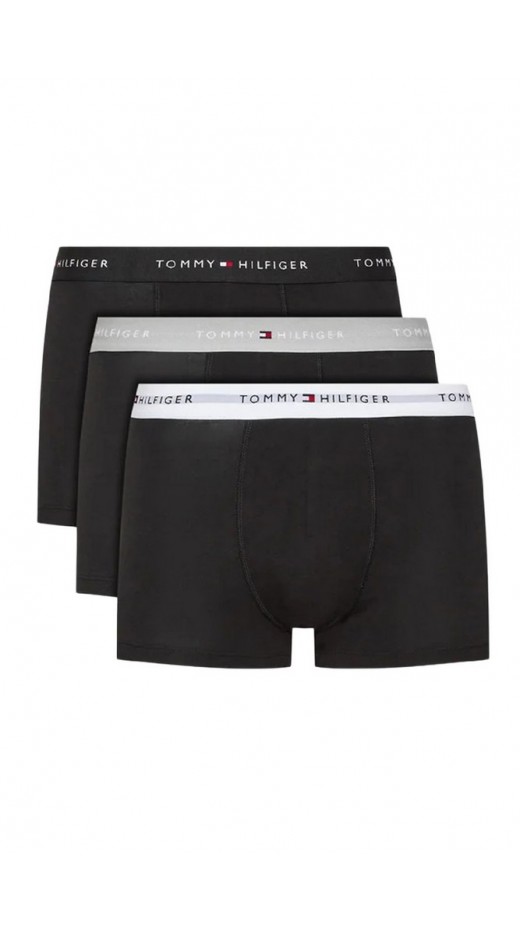 TOMMY HILFIGER 3P WB TRUNK ΕΣΩΡΟΥΧΟ ΑΝΔΡΙΚΟ BLACK/GREY