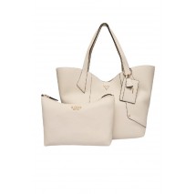 GUESS DARCY LARGE 2 IN 1 TOTE ΤΣΑΝΤΑ ΓΥΝΑΙΚΕΙΑ STONE