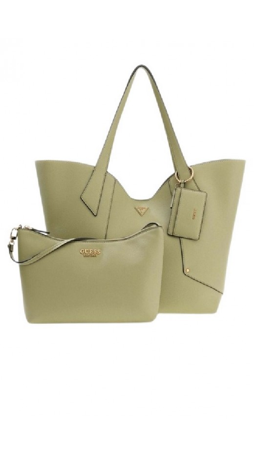 GUESS DARCY LARGE 2 IN 1 TOTE ΤΣΑΝΤΑ ΓΥΝΑΙΚΕΙΑ SAGE