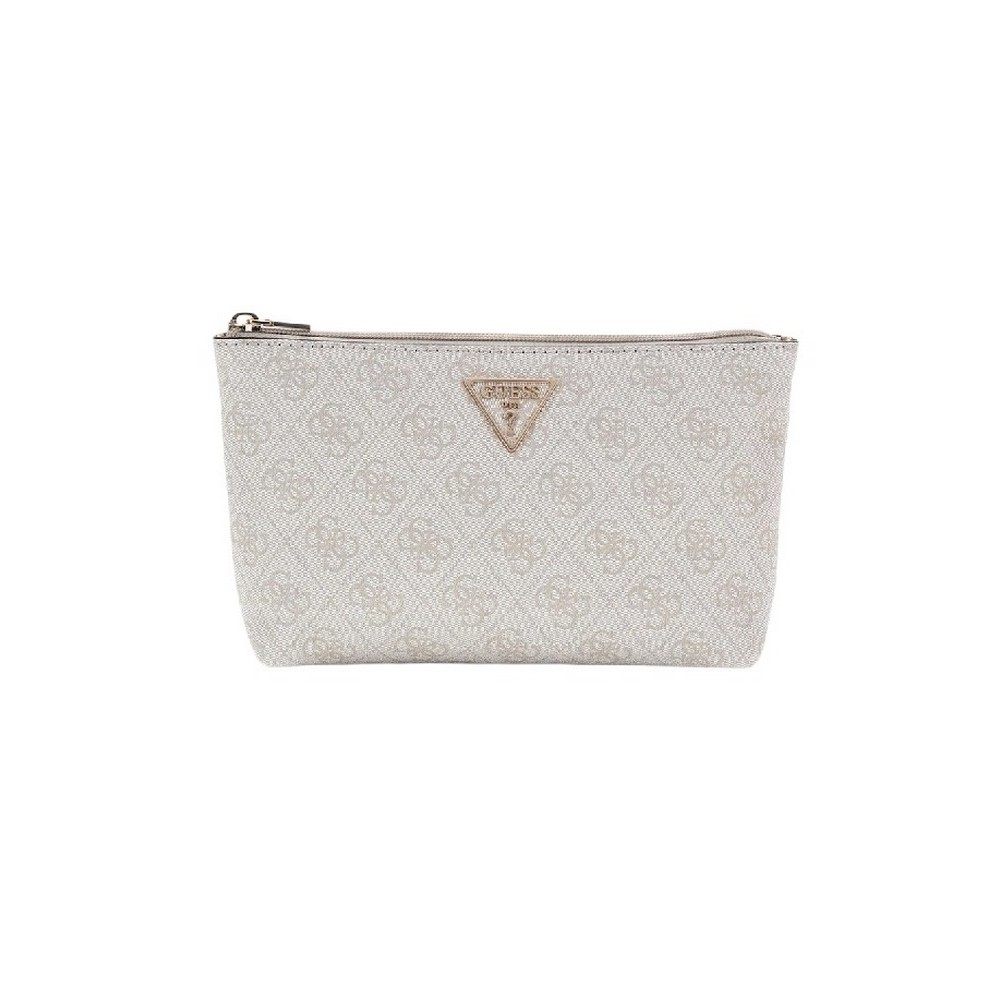 GUESS LAUREL II SLG WRISTLET POUCH ΤΣΑΝΤΑ ΓΥΝΑΙΚΕΙΑ OFF WHITE