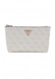 GUESS LAUREL II SLG WRISTLET POUCH ΤΣΑΝΤΑ ΓΥΝΑΙΚΕΙΑ OFF WHITE