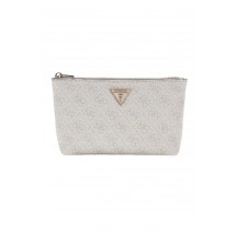 GUESS LAUREL II SLG WRISTLET POUCH ΤΣΑΝΤΑ ΓΥΝΑΙΚΕΙΑ OFF WHITE