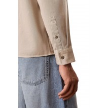 CALVIN KLEIN JEANS UTILITY CHINO RELAXED OVERSHIRT ΠΟΥΚΑΜΙΣΟ ΑΝΔΡΙΚΟ BEIGE