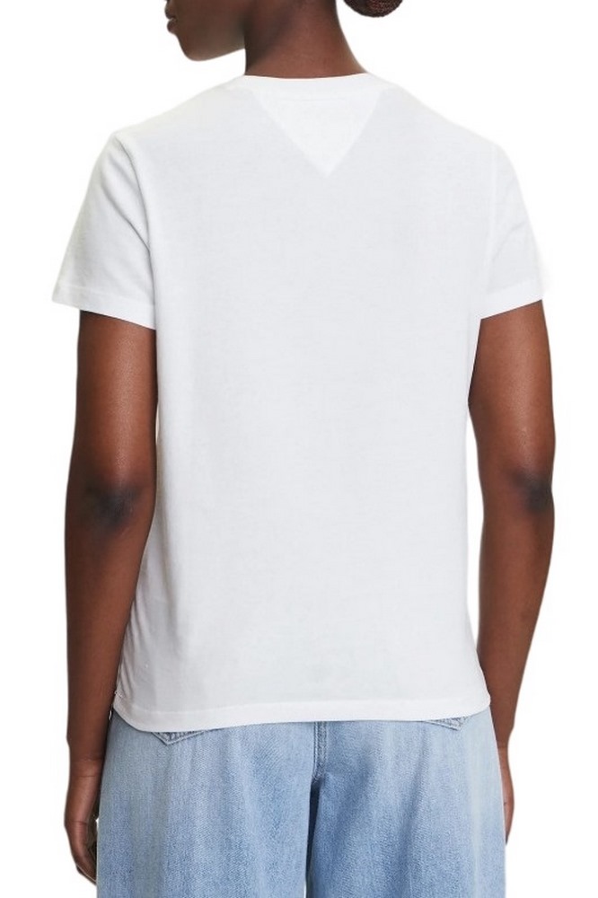 TOMMY JEANS REG GRADIENT FLAGT-SHIRT ΜΠΛΟΥΖΑ ΓΥΝΑΙΚΕΙΑ OFF WHITE