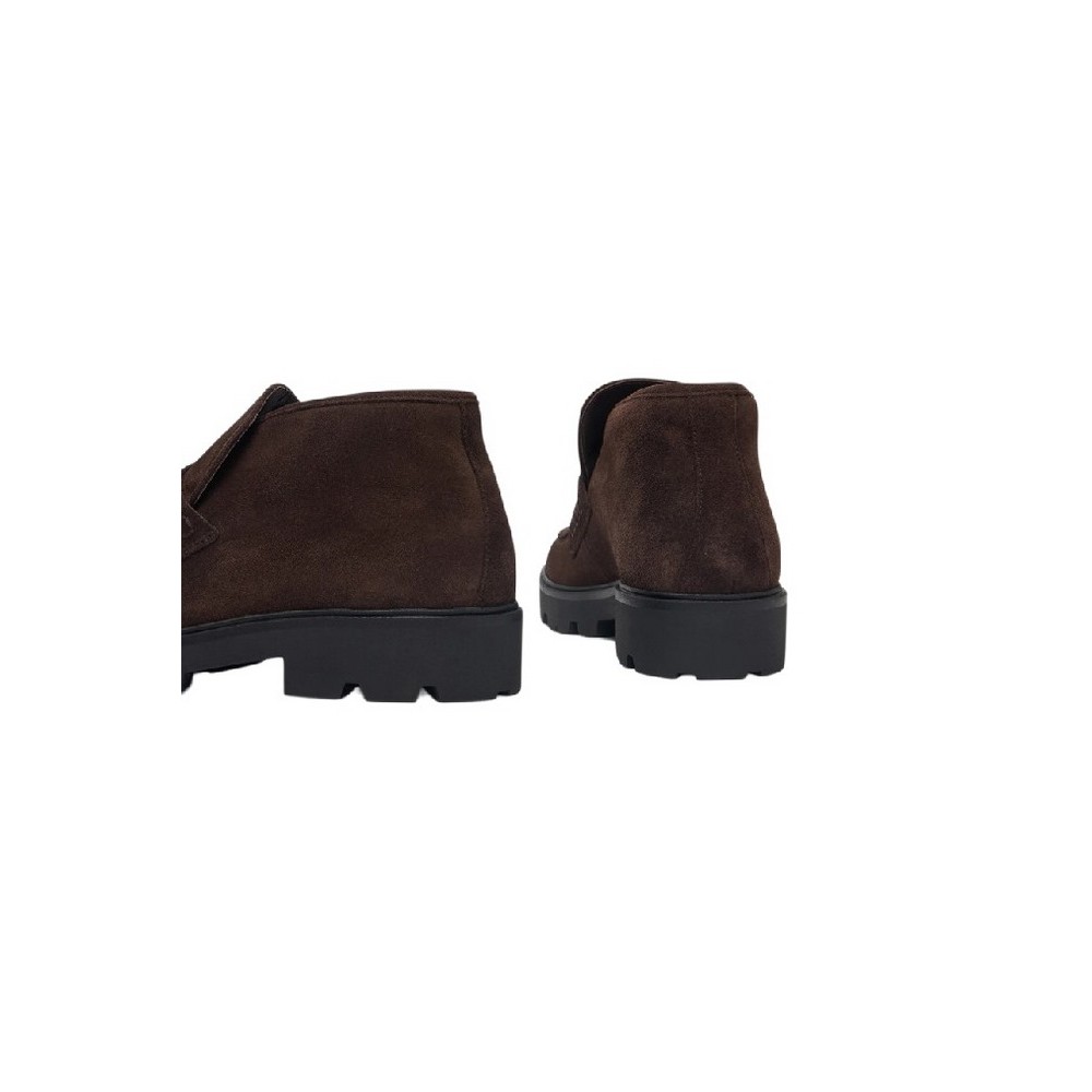 TOMMY HILFIGER ENAMEL CHARM LOAFER BOOT ΠΑΠΟΥΤΣΙ ΓΥΝΑΙΚΕΙΟ BROWN