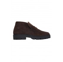 TOMMY HILFIGER ENAMEL CHARM LOAFER BOOT ΠΑΠΟΥΤΣΙ ΓΥΝΑΙΚΕΙΟ BROWN