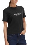 CALVIN KLEIN JEANS CLASSIC CK NYC LOGO T-SHIRT ΜΠΛΟΥΖΑ ΓΥΝΑΙΚΕΙΑ BLACK