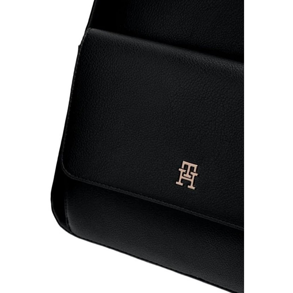 TOMMY HILFIGER ICON BACKPACK ΤΣΑΝΤΑ ΓΥΝΑΙΚΕΙΑ BLACK