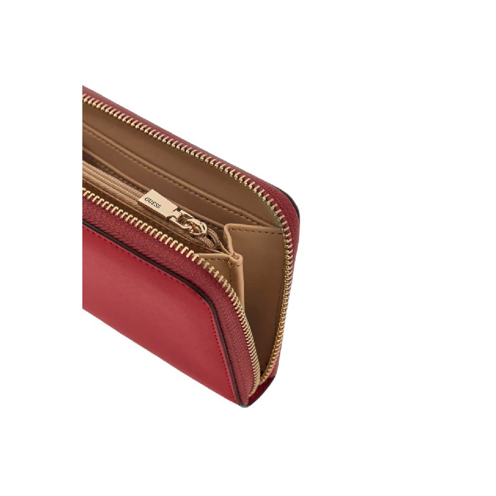 GUESS AUDREY SLG MEDIUM ZIP AROUND ΠΟΡΤΟΦΟΛΙ ΓΥΝΑΙΚΕΙΟ RED