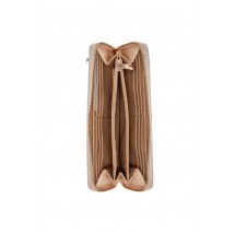 GUESS MAXINE SLG LARGE ZIP AROUND ΠΟΡΤΟΦΟΛΙ ΓΥΝΑΙΚΕΙΟ TAUPE