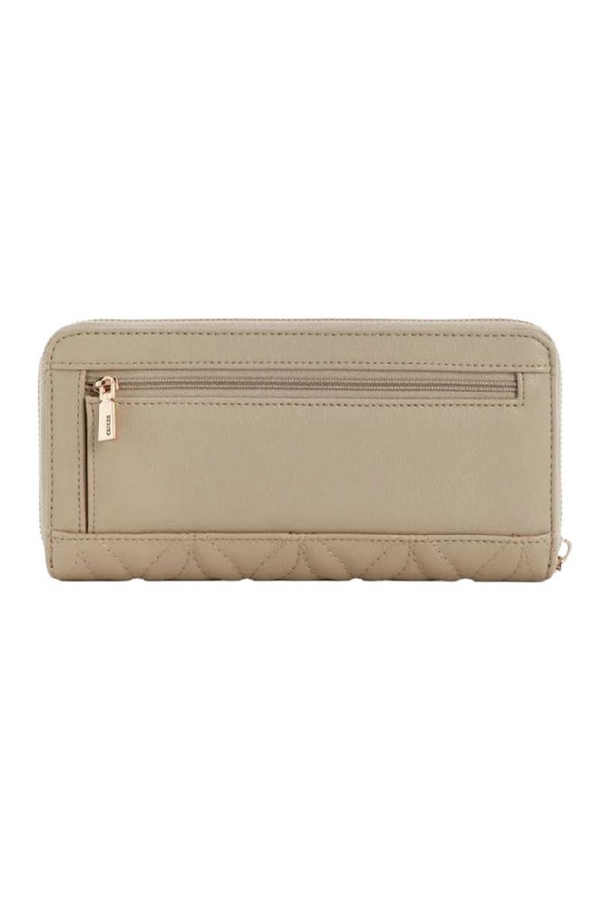 GUESS MAXINE SLG LARGE ZIP AROUND ΠΟΡΤΟΦΟΛΙ ΓΥΝΑΙΚΕΙΟ TAUPE