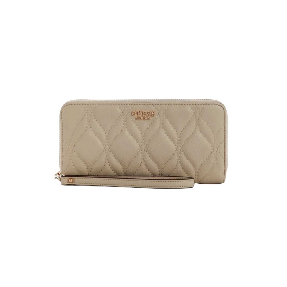 GUESS MAXINE SLG LARGE ZIP AROUND ΠΟΡΤΟΦΟΛΙ ΓΥΝΑΙΚΕΙΟ TAUPE