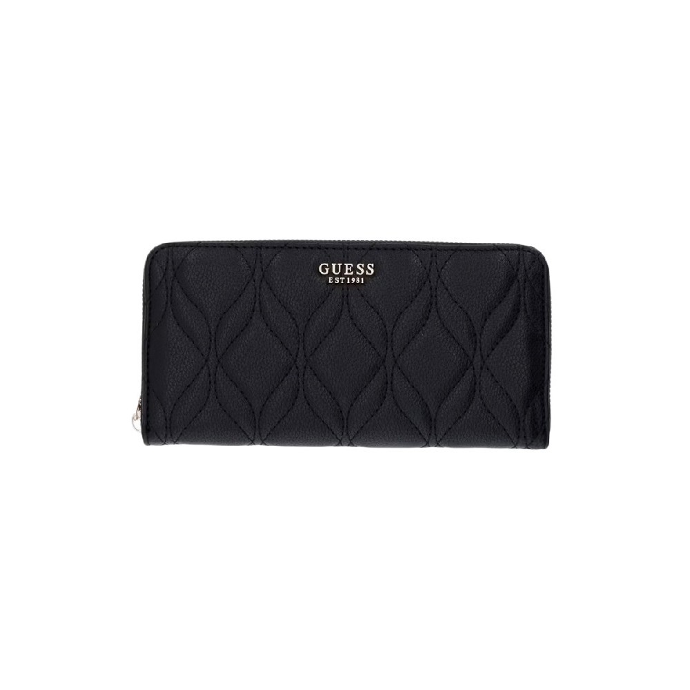 GUESS MAXINE SLG LARGE ZIP AROUND ΠΟΡΤΟΦΟΛΙ ΓΥΝΑΙΚΕΙΟ BLACK