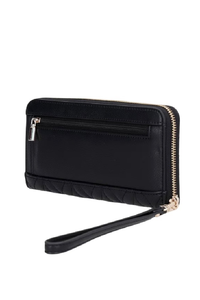 GUESS MAXINE SLG LARGE ZIP AROUND ΠΟΡΤΟΦΟΛΙ ΓΥΝΑΙΚΕΙΟ BLACK