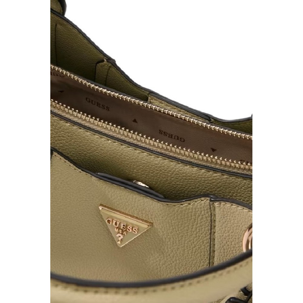 GUESS DARCY GIRLFRIEND SATCHEL ΤΣΑΝΤΑ ΓΥΝΑΙΚΕΙΑ SAGE