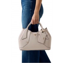 GUESS DARCY GIRLFRIEND SATCHEL ΤΣΑΝΤΑ ΓΥΝΑΙΚΕΙΑ STONE