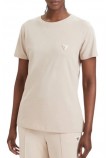 GUESS COLETTE T-SHIRT ΜΠΛΟΥΖΑ ΓΥΝΑΙΚΕΙΑ BEIGE