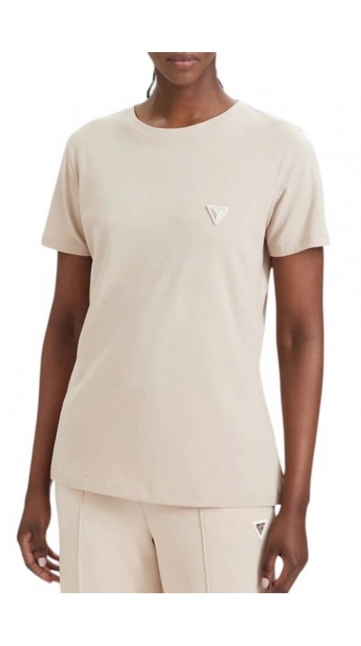 GUESS COLETTE T-SHIRT ΜΠΛΟΥΖΑ ΓΥΝΑΙΚΕΙΑ BEIGE